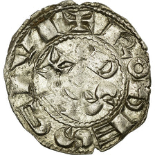 Moneda, Francia, Hugues II, Denarius, Rodez, MBC+, Plata, Boudeau:767