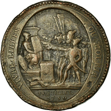 Münze, Frankreich, Monneron, 5 Sols, 1792, Paris, S, Bronze