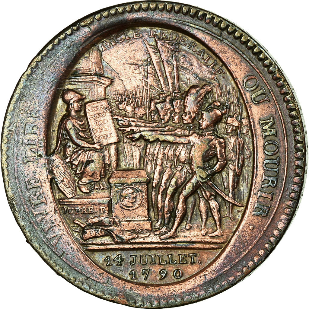 Monnaie, France, Monneron, 5 Sols, 1792, Paris, TB, Bronze