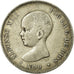 Monnaie, Espagne, Alfonso XIII, 5 Pesetas, 1890, Madrid, TB, Argent, KM:689