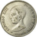 Coin, Spain, Alfonso XIII, 5 Pesetas, 1889, Madrid, Contemporary forgery