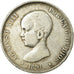 Moneta, Spagna, Alfonso XIII, 5 Pesetas, 1891, Madrid, BB, Argento, KM:689