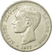 Coin, Spain, Alfonso XII, 5 Pesetas, 1877, Madrid, VF(20-25), Silver, KM:676