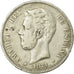 Coin, Spain, Amadeao I, 5 Pesetas, 1871, Madrid, VF(20-25), Silver, KM:666