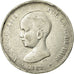 Coin, Spain, Alfonso XIII, 5 Pesetas, 1889, Madrid, VF(30-35), Silver, KM:689