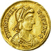 Coin, Honorius, Solidus, Ravenna, AU(55-58), Gold, RIC:1287