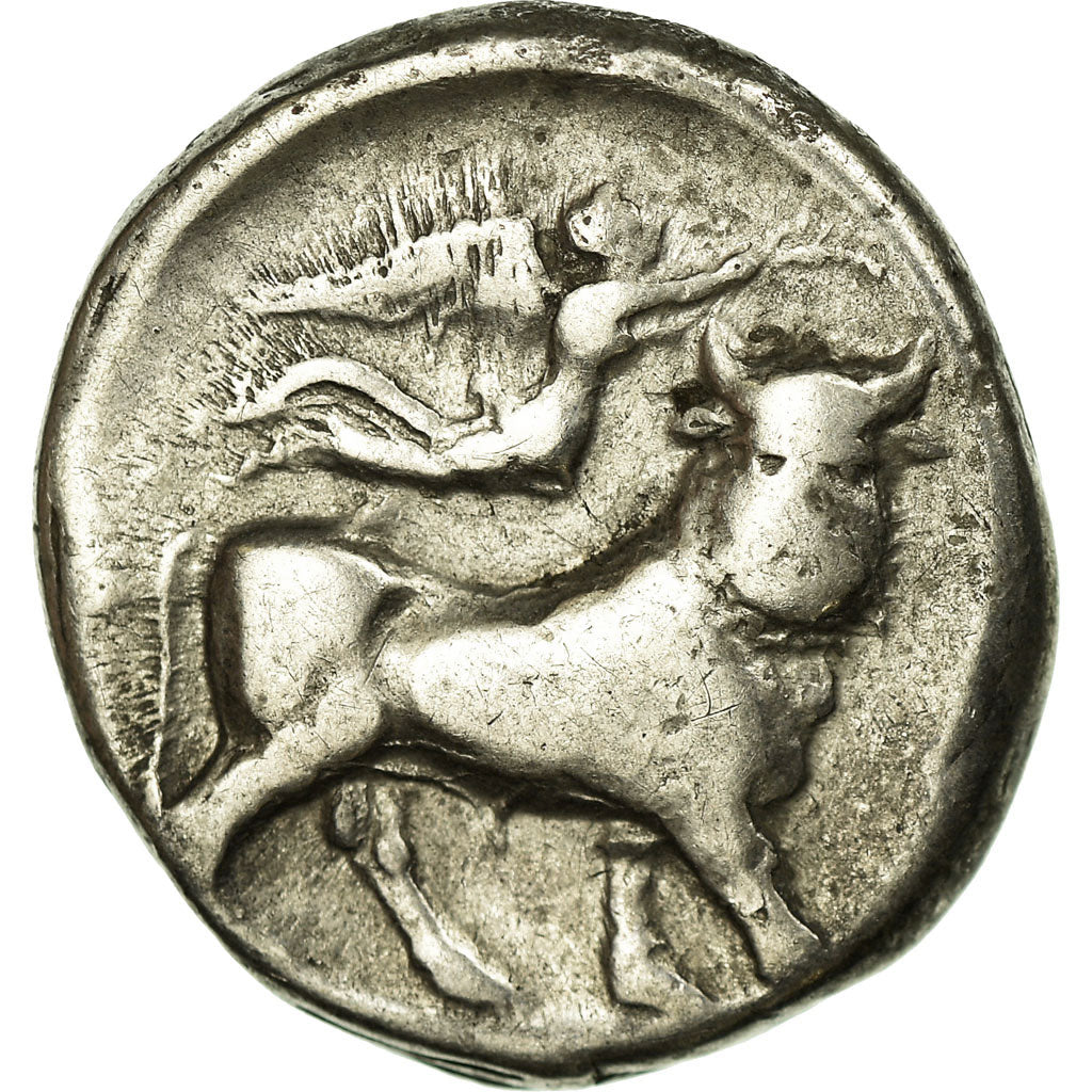 Coin, Campania, Neapolis, Didrachm, Naples, VF(30-35), Silver