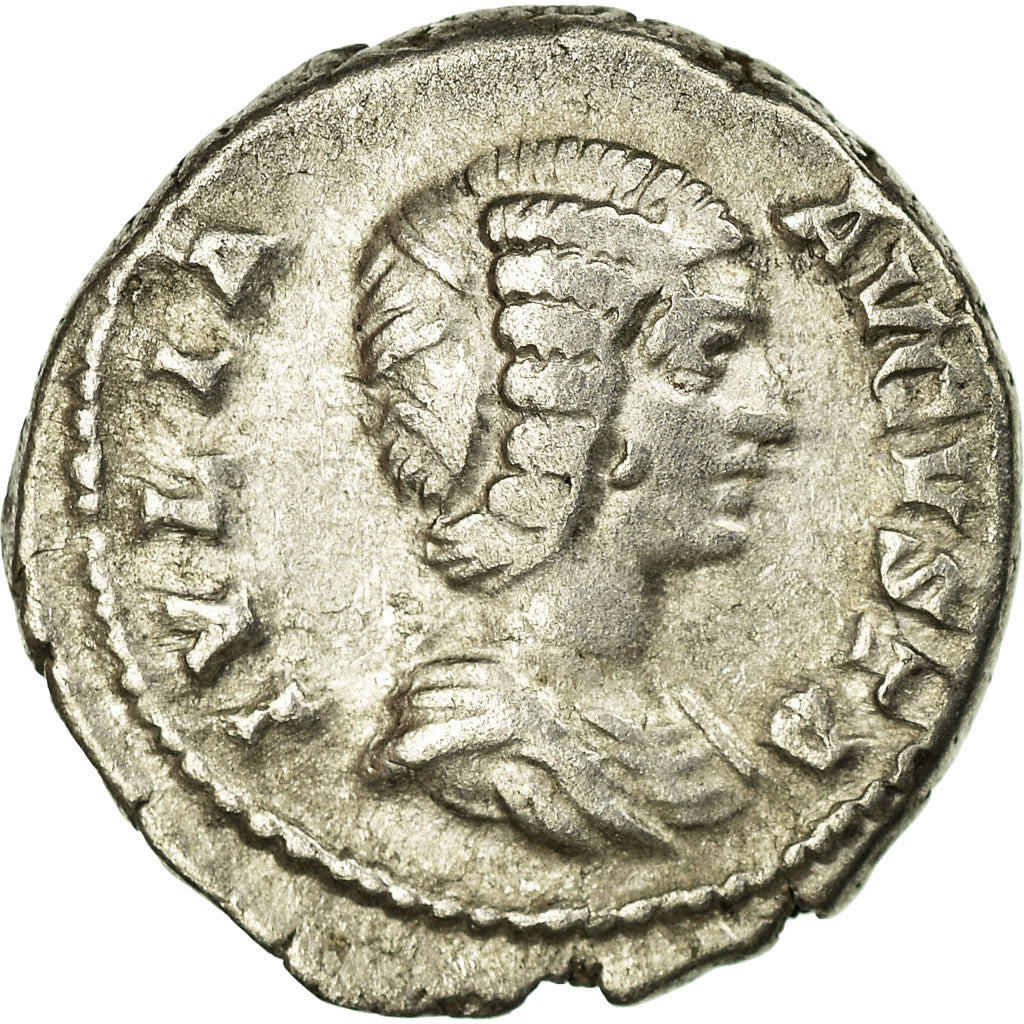 Coin, Julia Domna, Denarius, 206, Rome, AU(50-53), Silver, RIC:551