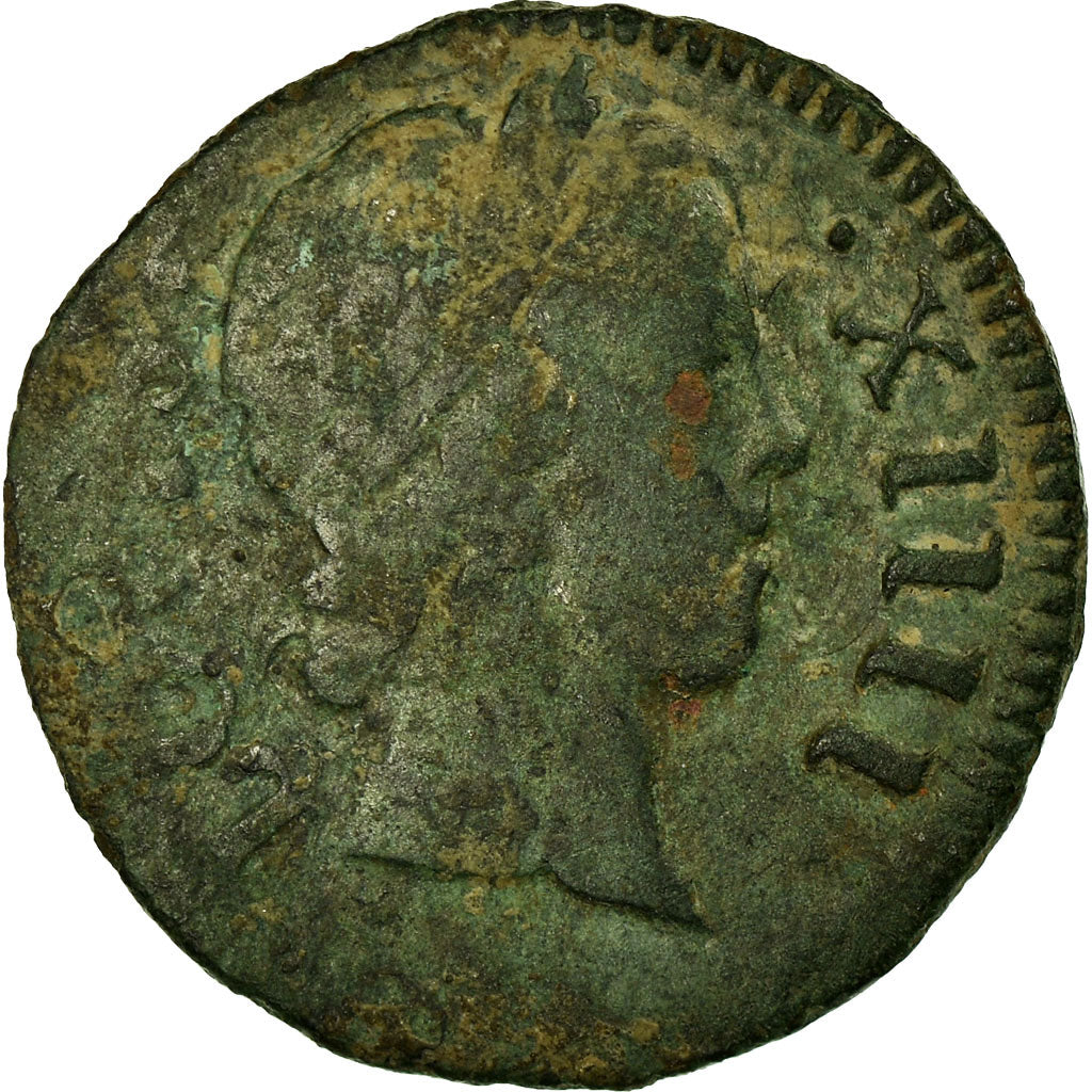 Moneta, Francia, Louis XIV, Denier tournois, Denier Tournois, 1649