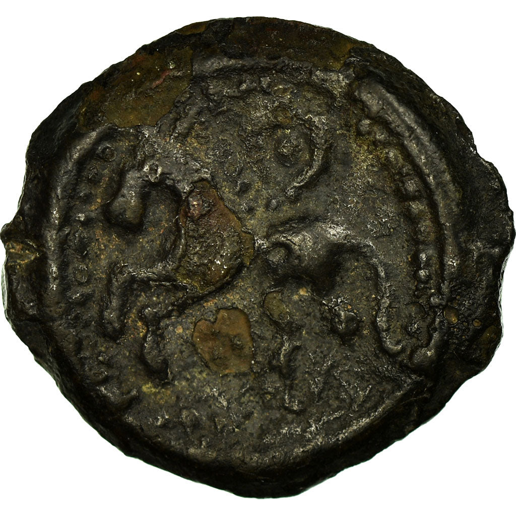 Coin, Suessiones, Potin, VF(20-25), Potin, Delestrée:216
