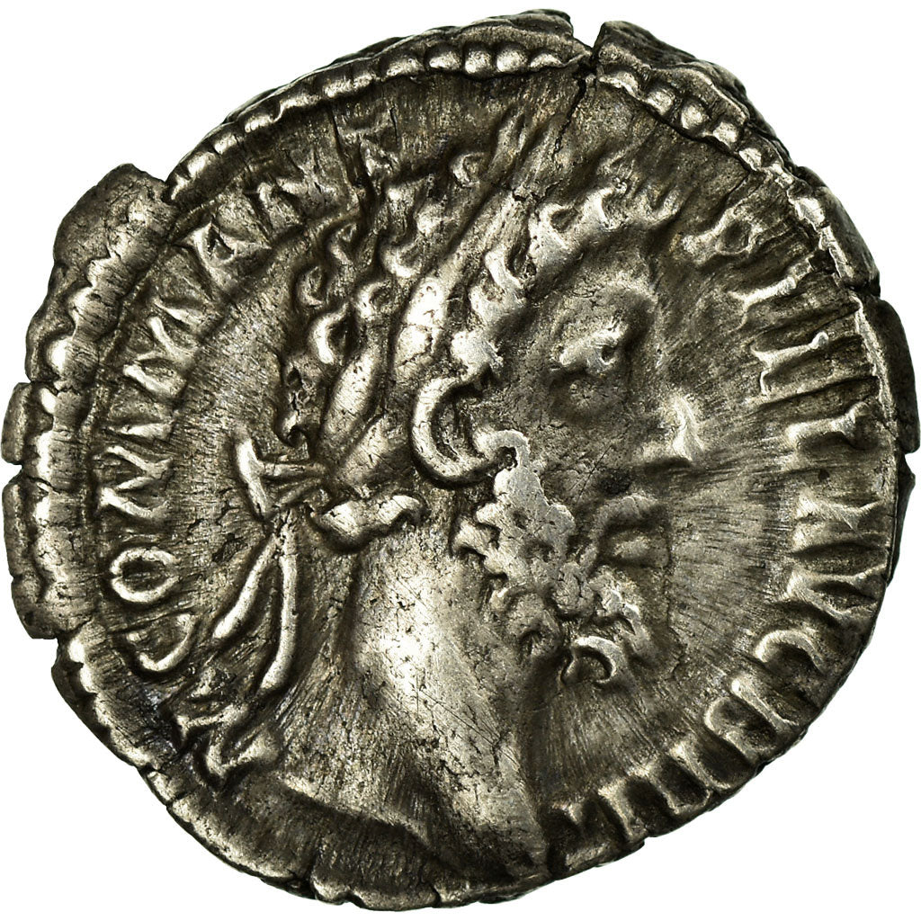 Moneta, Commodus, Denarius, Roma, EF(40-45), Srebro, RIC:176