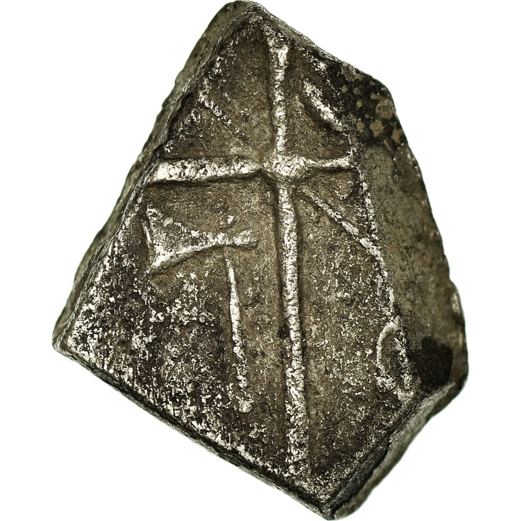 Ruteni, Drachme aux feuilles aquatiques, 2nd-1st century BC, Argento, MB+