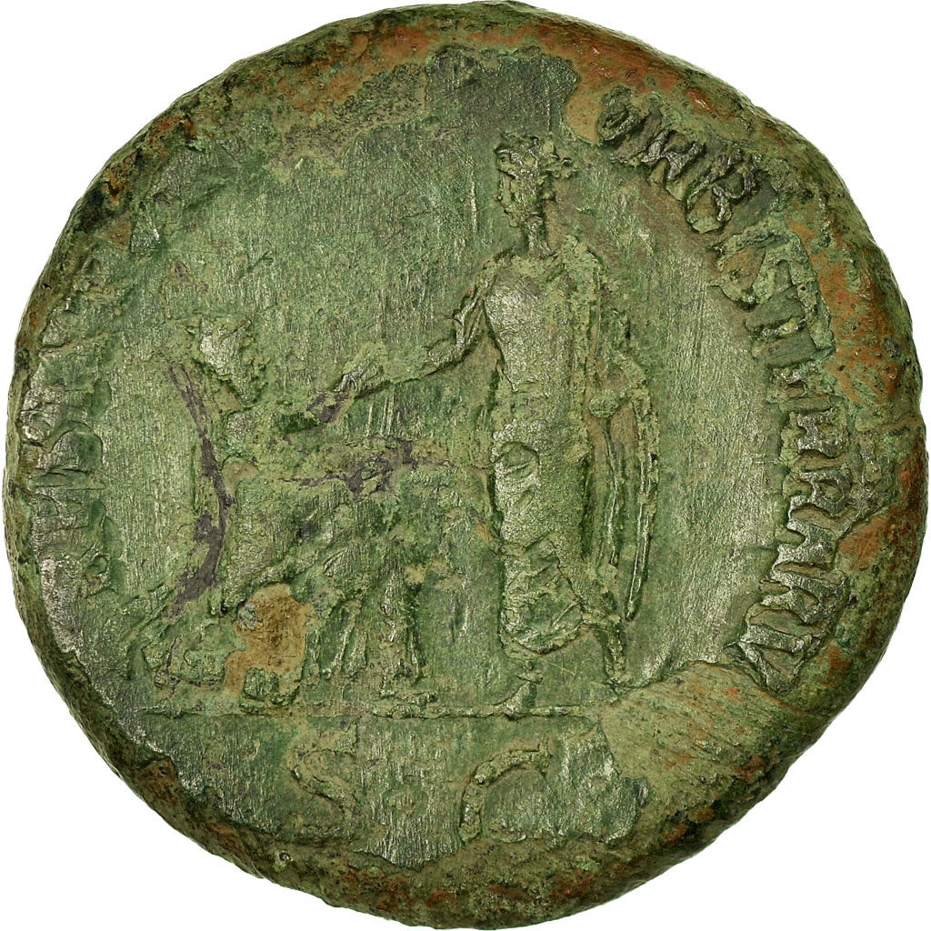 Coin, Hadrian, Sestertius, 119-121, Rome, VF(20-25), Bronze, RIC:594a