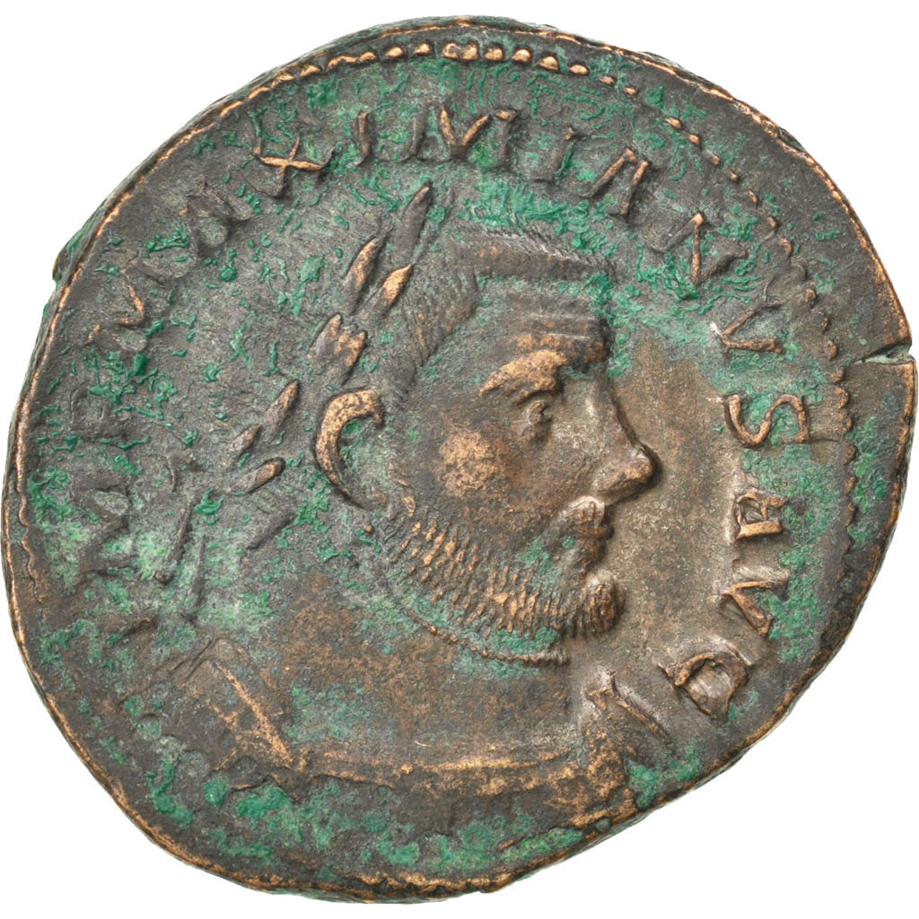 Maximianus, Follis, Trier, AU(50-53), Copper, Cohen #153, 10.90
