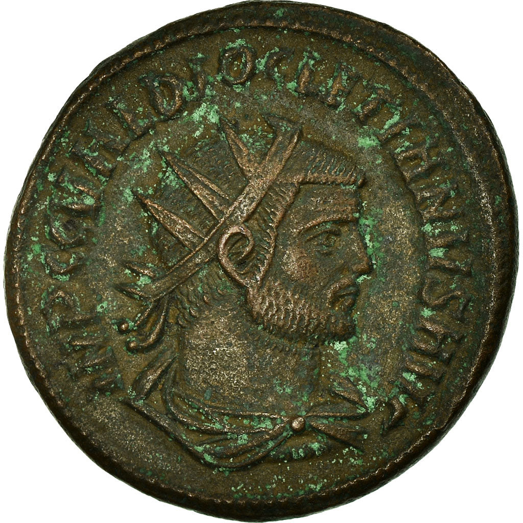 Coin, Diocletian, Aurelianus, Antioch, EF(40-45), Billon, RIC:322