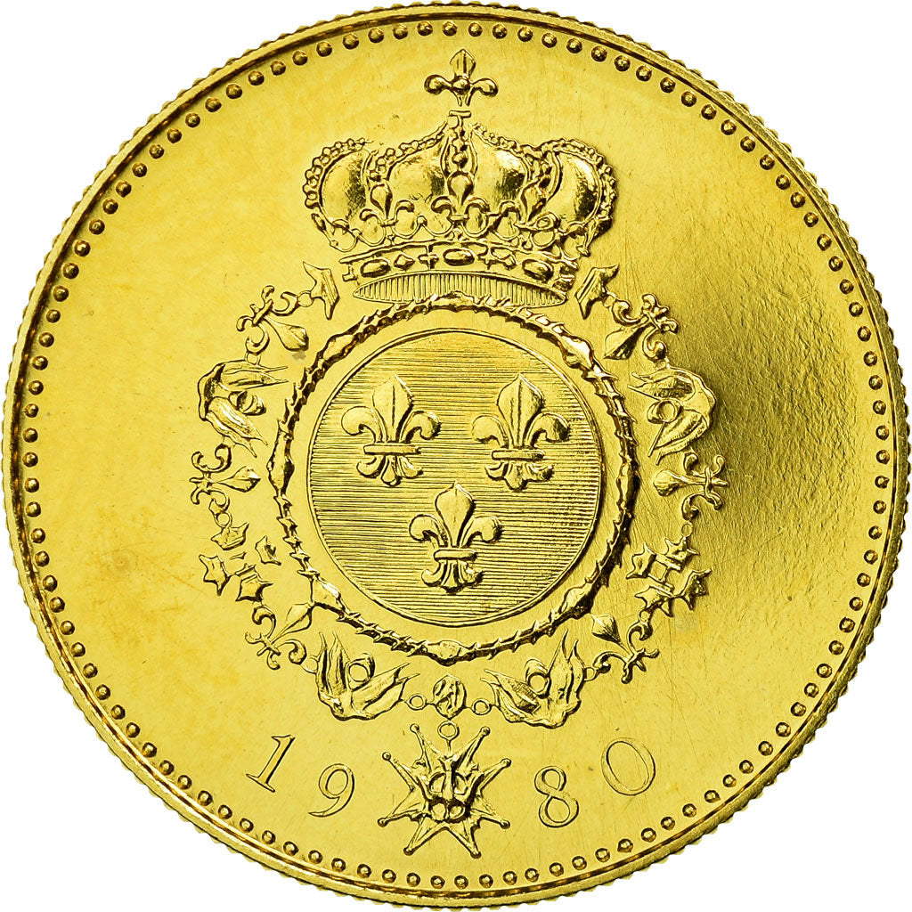 France, Medal, Les rois de France, Louis XIV, Louis XIV, History, 1980