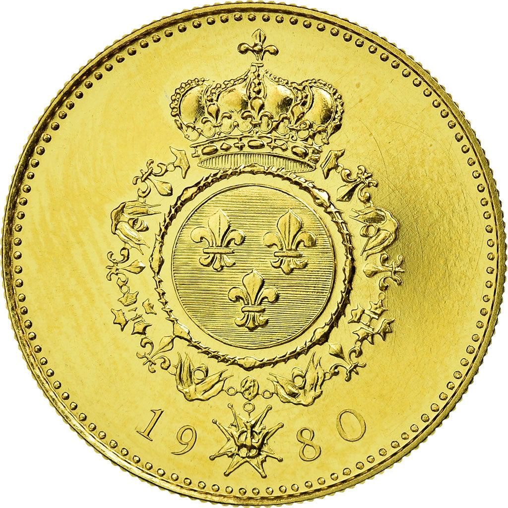 France, Medal, Les rois de France, Louis XIV, Louis XIV, History, 1980