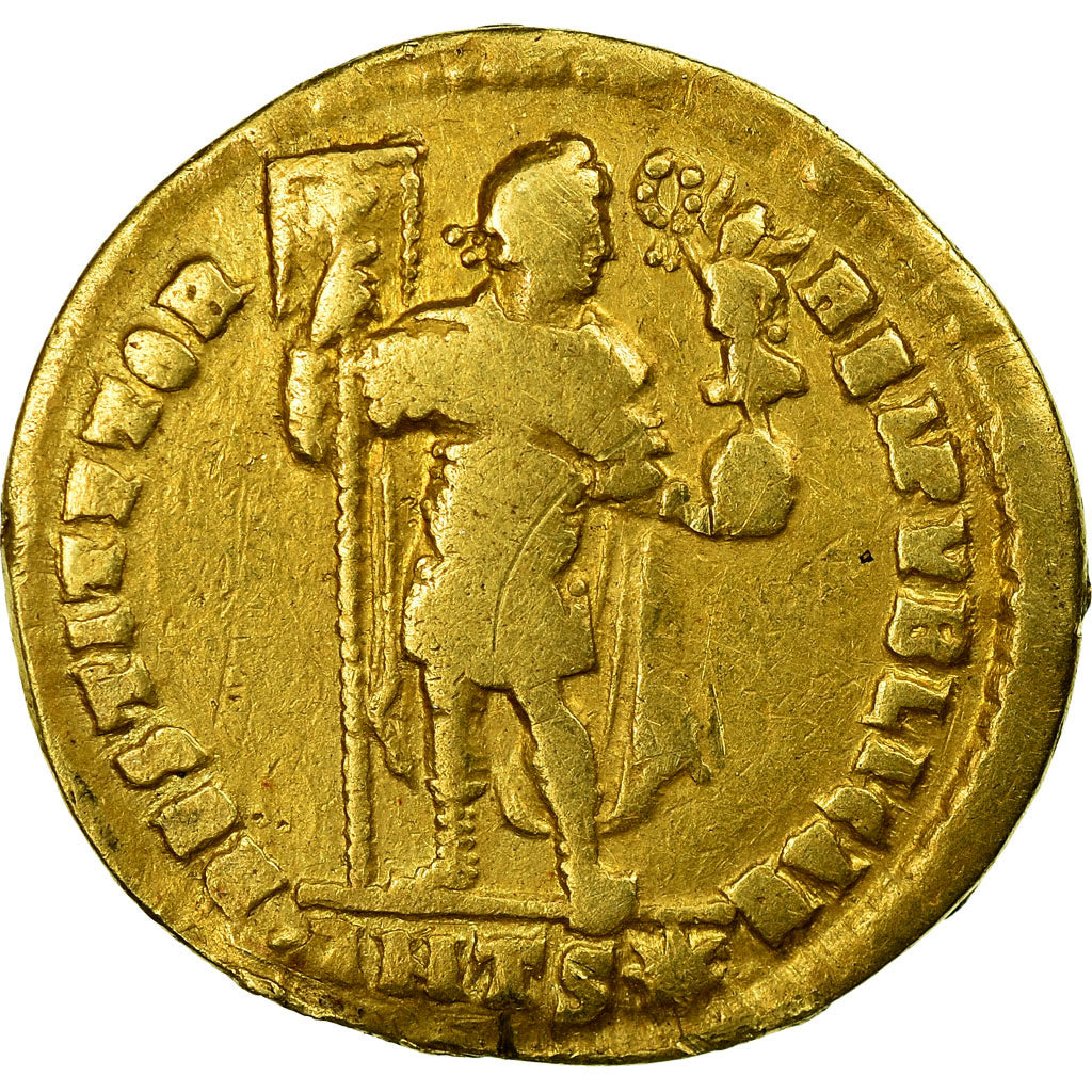 Moneda, Valens, Solidus, Antioch, BC+, Oro, RIC:2d-xxix