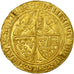 Moeda, França, Henri VI, Salut d'or, 1423, Saint Lô, AU(50-53), Dourado
