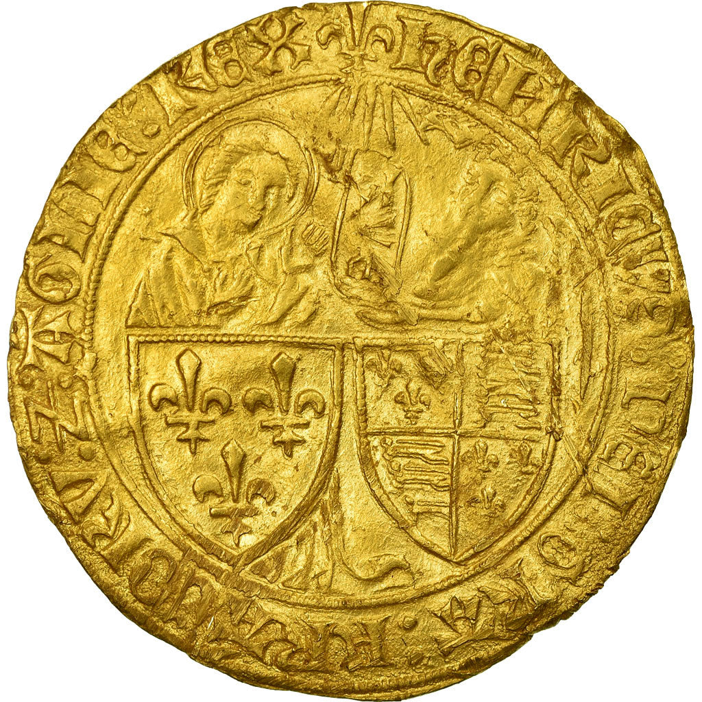 Münze, Frankreich, Henri VI de Lancastre, Salut d'or, Paris, SS, Gold
