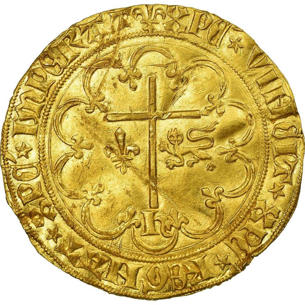 Münze, Frankreich, Henri VI de Lancastre, Salut d'or, Paris, SS, Gold