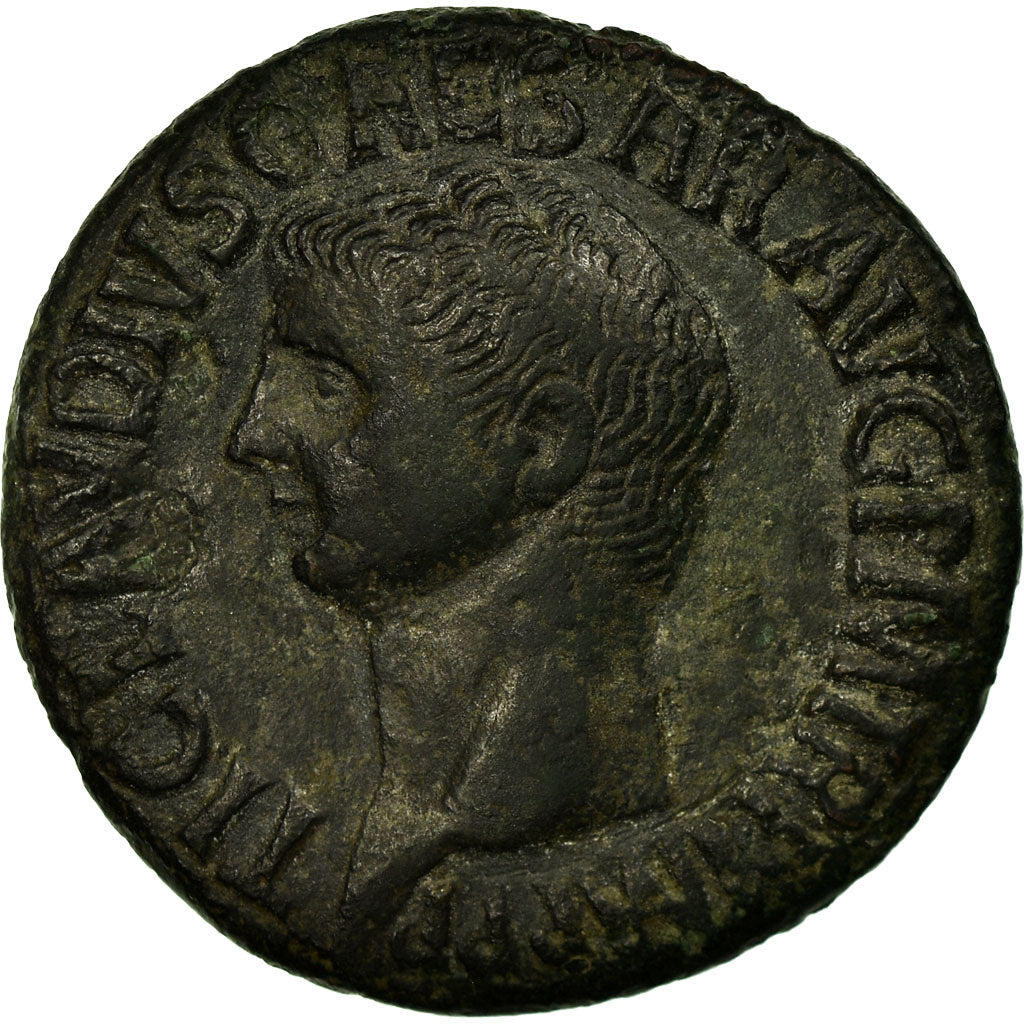 Coin, Claudius, As, 41-50, Roma, AU(55-58), Copper, Cohen:47, RIC:97