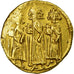 Moneta, Heraclius, Constantine, Solidus, 637-638, Constantinople, BB, Oro