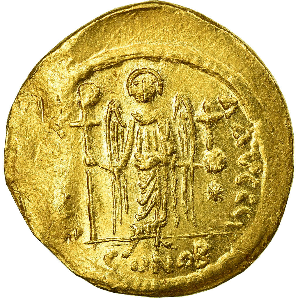 Coin, Justinian I, Solidus, 545-565, Constantinople, VF(30-35), Gold, Sear:140