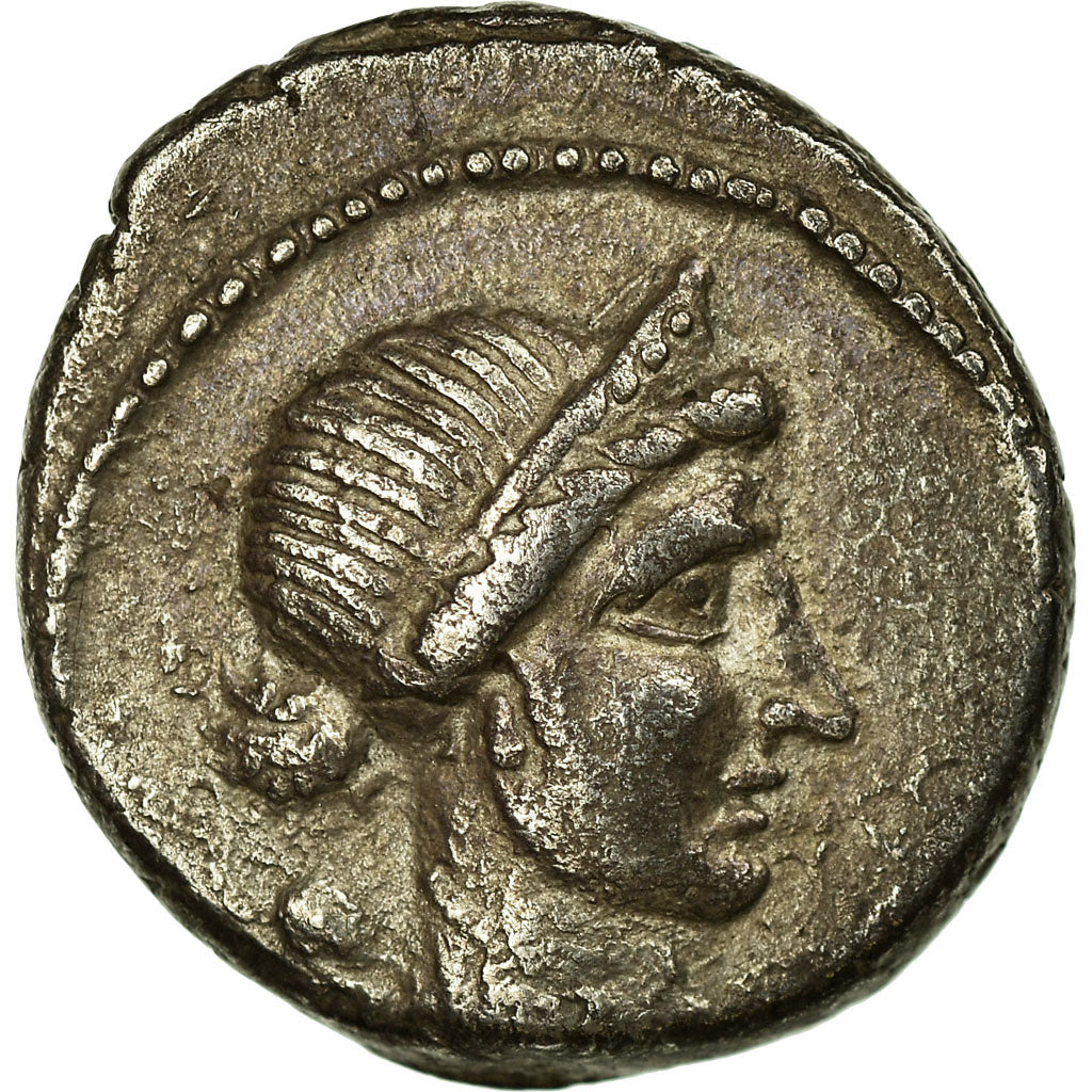 Moneda, Julius Caesar, Denarius, MBC, Plata, Crawford:468/1