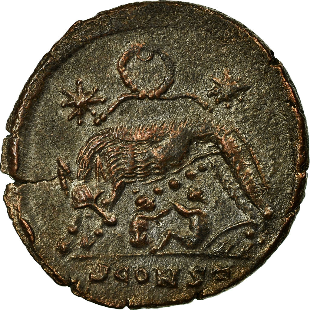 Coin, Roma, City Commemoratives, Nummus, Arles, EF(40-45), Copper, RIC:373
