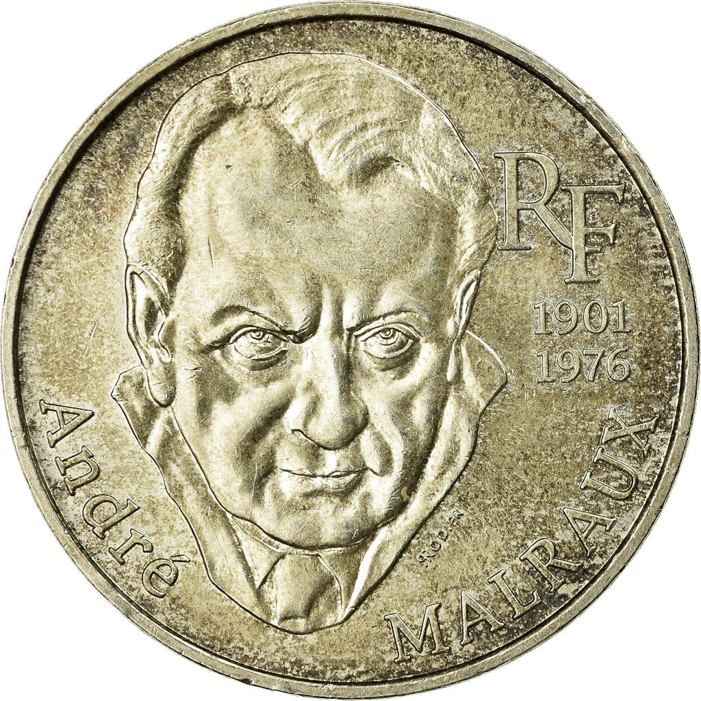 Münze, Frankreich, André Malraux, 100 Francs, 1997, VZ, Silber, KM:1188
