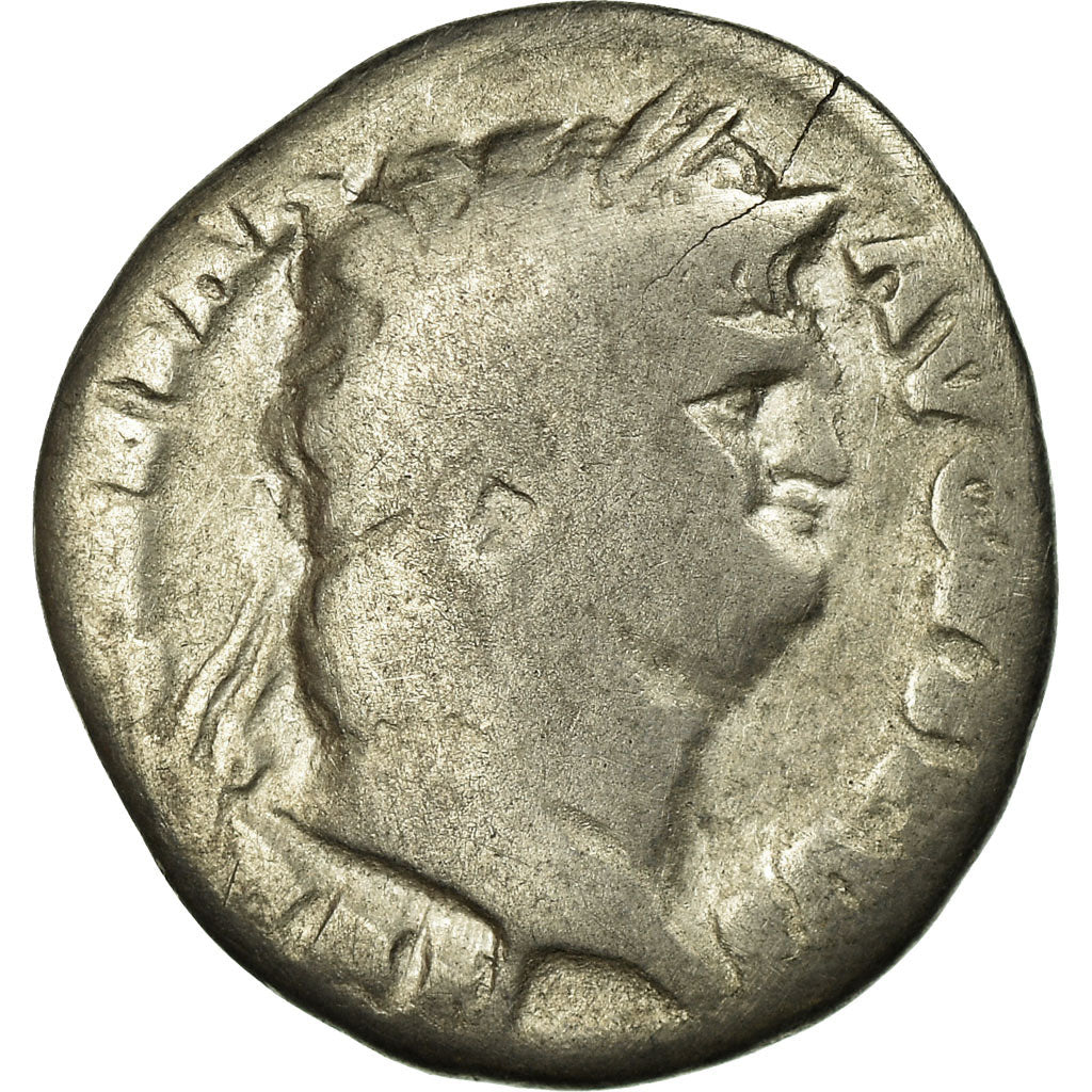 Coin, Nero, Denarius, Rome, VF(20-25), Silver, RIC:53