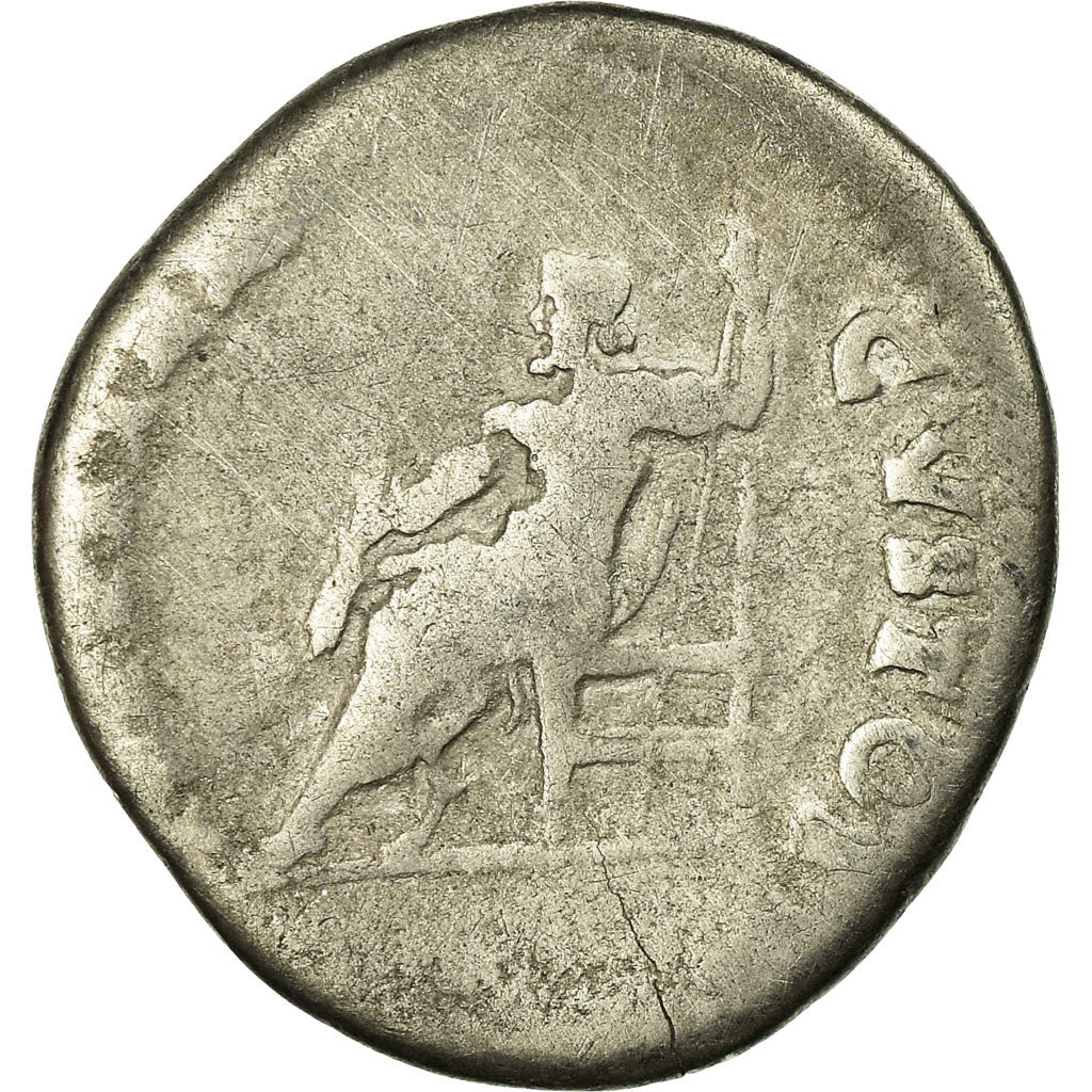 Coin, Nero, Denarius, Rome, VF(20-25), Silver, RIC:53