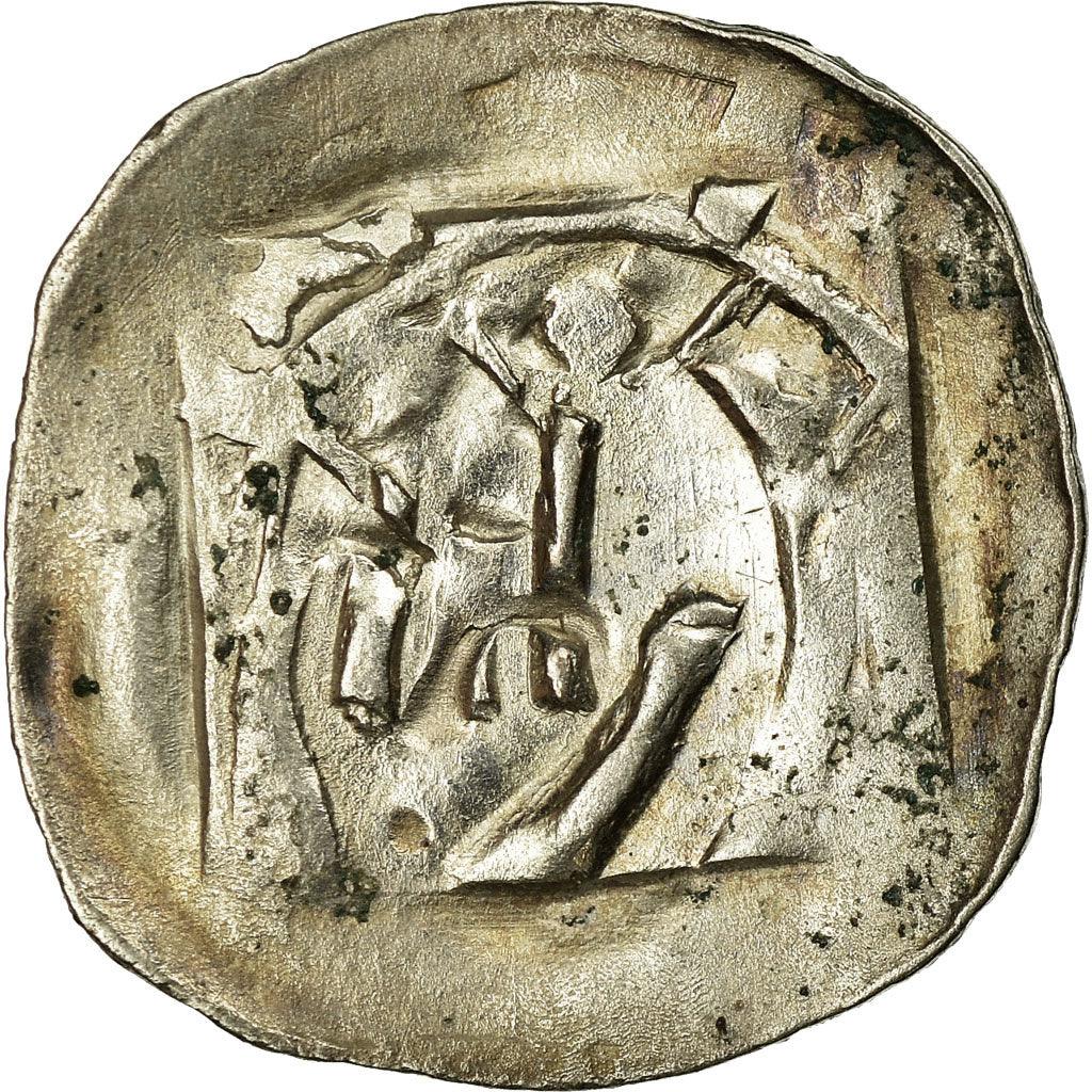 Coin, German States, Eberhard II, Händleinheller, 1344-1392, Württemberg