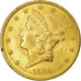 Coin, United States, $20, Double Eagle, 1896, Philadelphia, AU(50-53), Gold