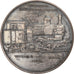 Schweiz, Medaille, 125 Jahre Schweizer Eisenbahnen, Zahnrad-Dampflokomotive