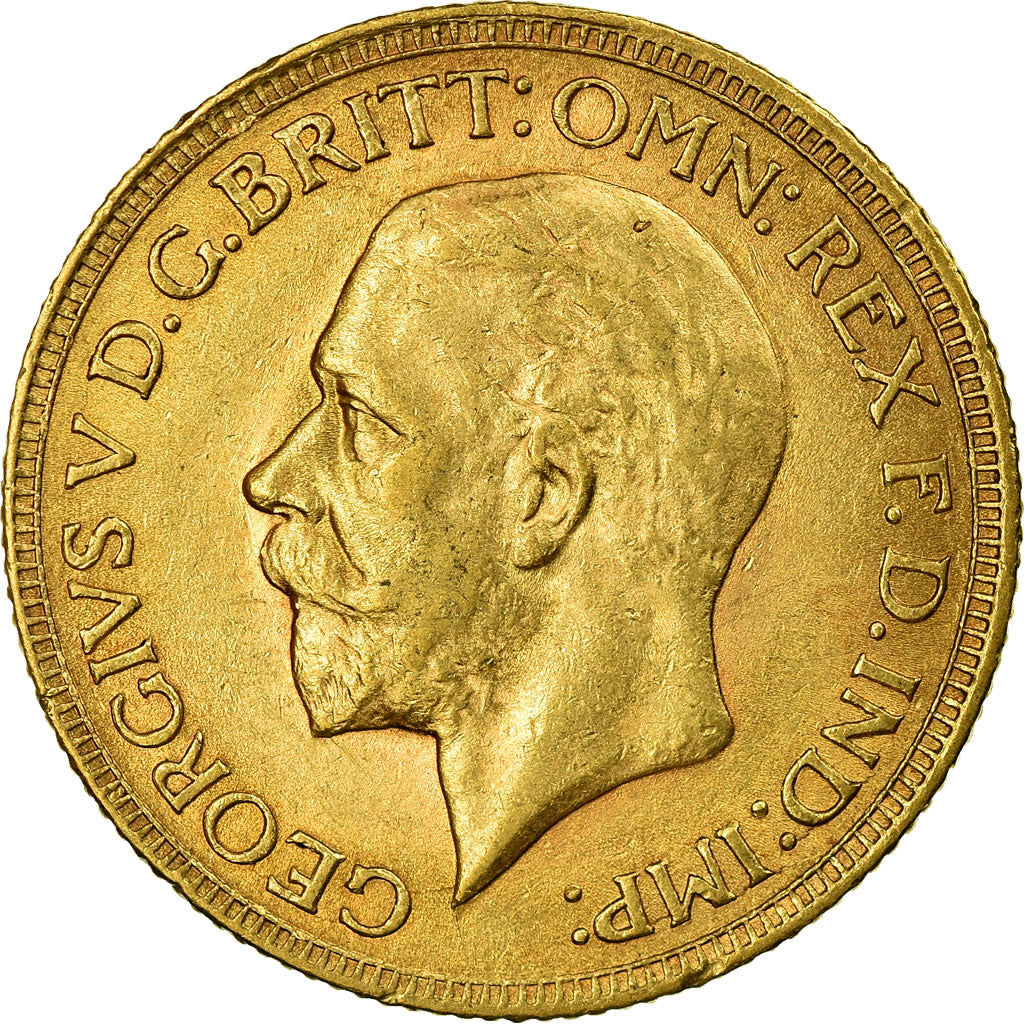 Moneta, Południowa Afryka, George V, Sovereign, 1929, AU(50-53), Złoto, KM:A22