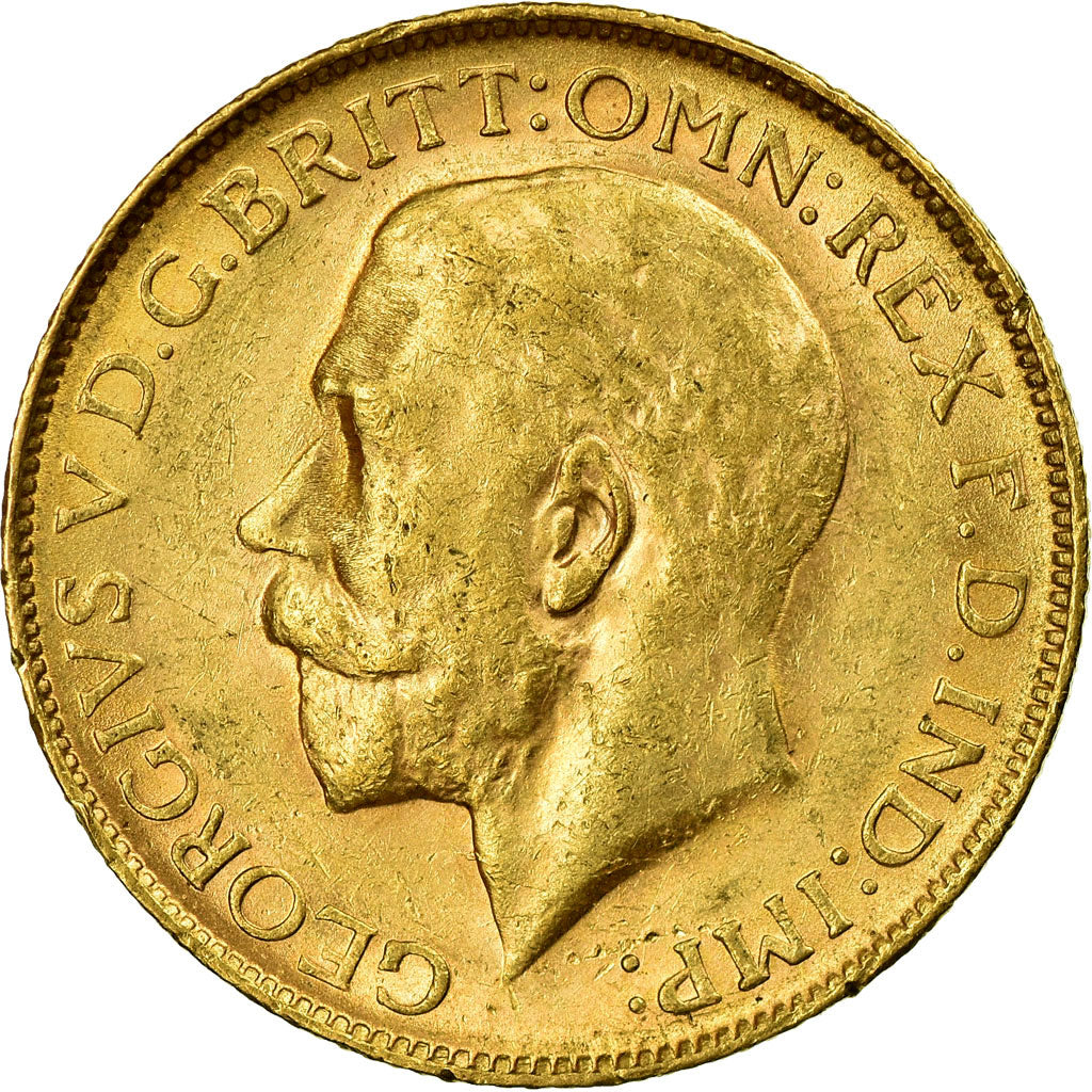 Moneta, Australia, George V, Sovereign, 1911, Perth, PCGS, AU55, BB+, Oro