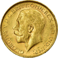 Moneta, Australia, George V, Sovereign, 1911, Perth, PCGS, AU55, BB+, Oro