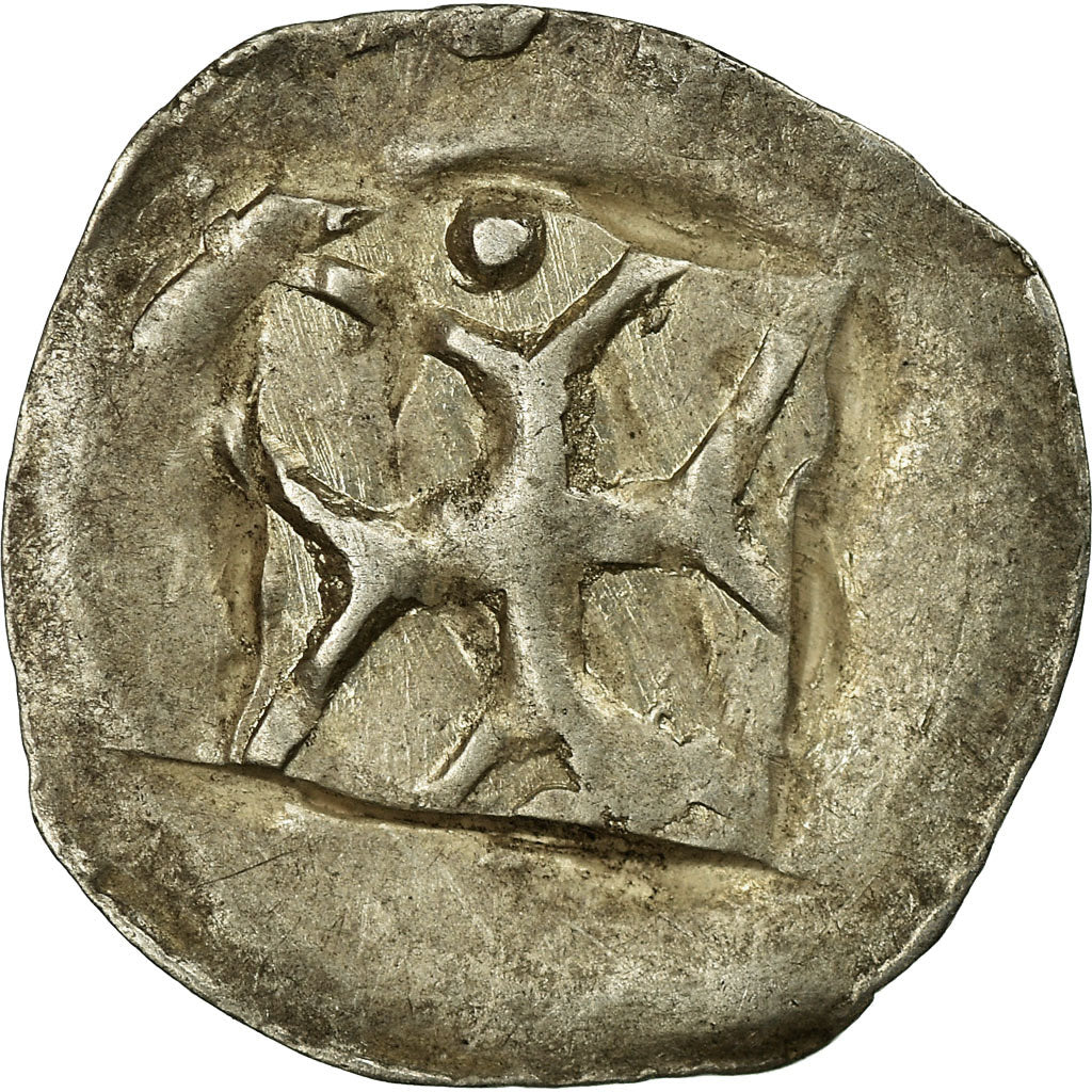 Coin, German States, Eberhard II, Händleinheller, 1344-1392, Württemberg