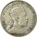 Coin, Ethiopia, Menelik II, 1/2 Birr, 1897, Paris, VF(20-25), Silver, KM:4