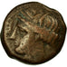 Moneta, Zeugitana, Shekel, 300-264 BC, Carthage, MB+, Rame, SNG-Cop:164