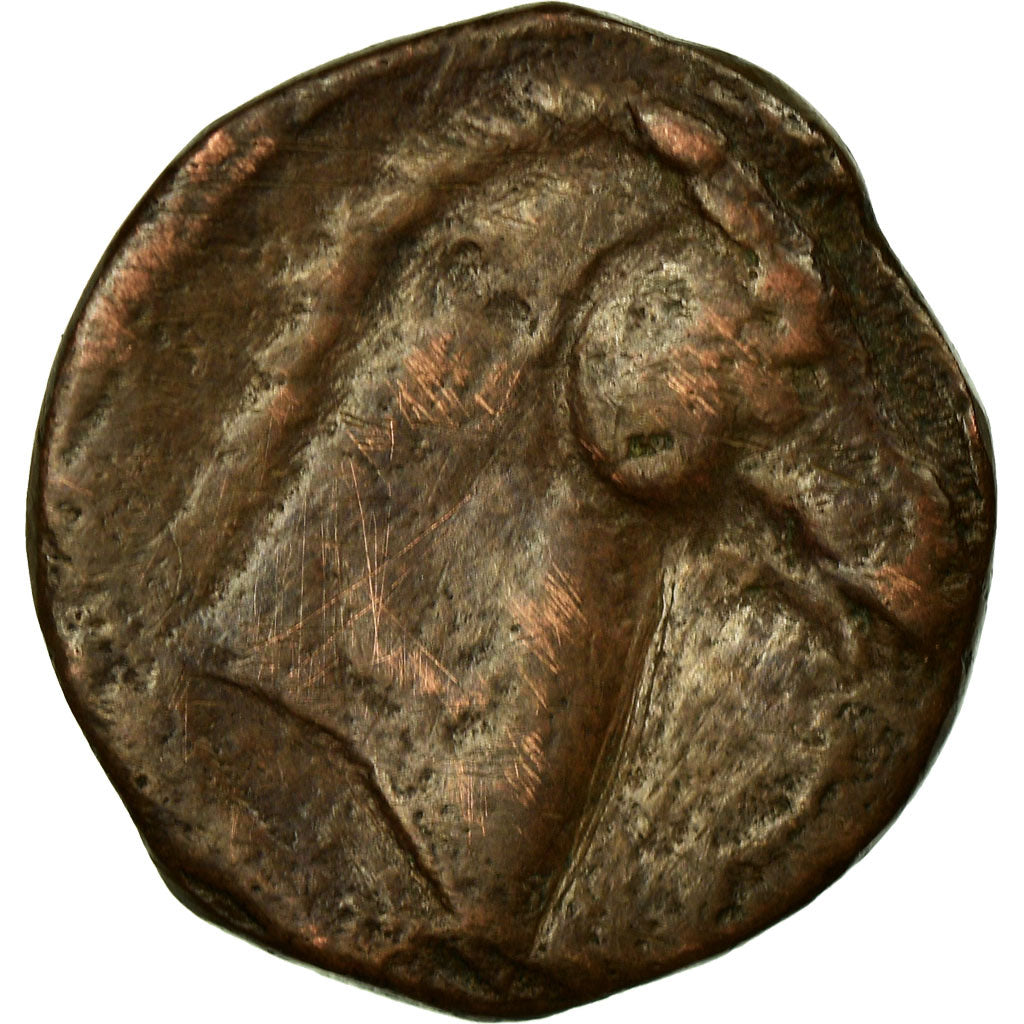 Moneta, Zeugitana, Shekel, 300-264 BC, Carthage, MB+, Rame, SNG-Cop:164