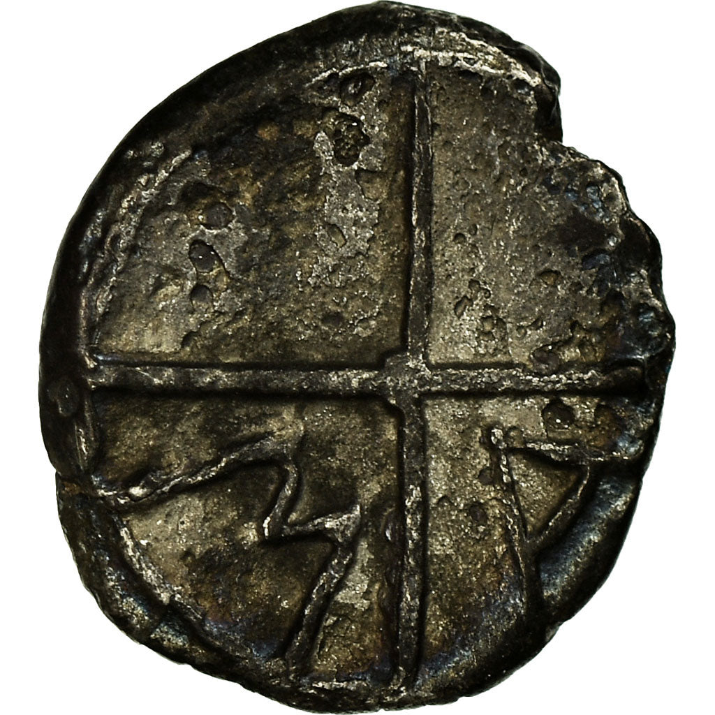 Coin, Massalia, Obol, Marseille, VF(20-25), Silver, SNG-Cop:723-8