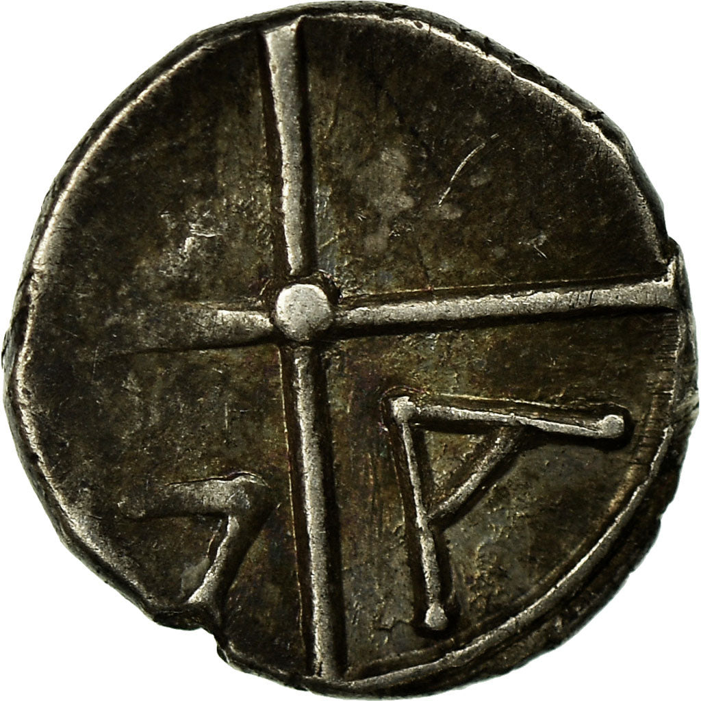Coin, Massalia, Obol, Marseille, VF(30-35), Silver, SNG-Cop:723-8