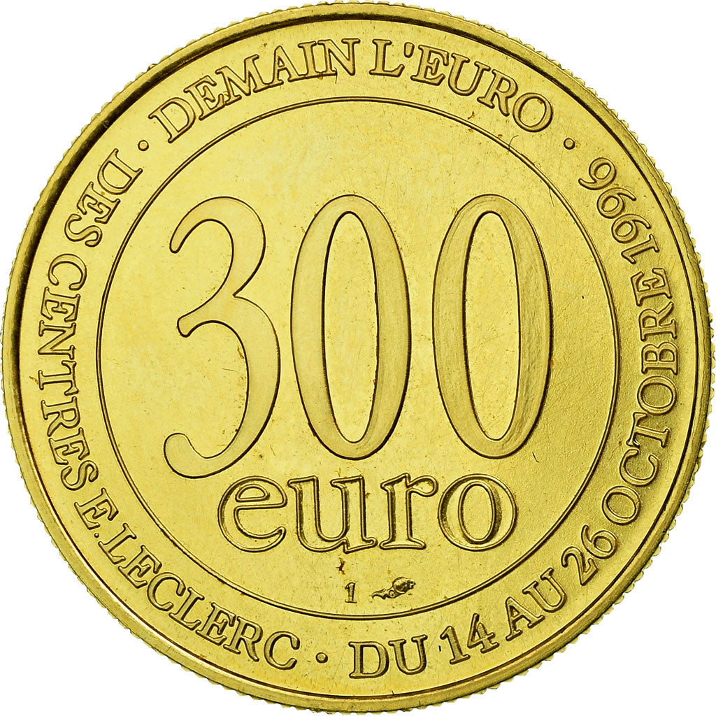 France, 300 euro, 1996, Euro des villes, SPL, Or