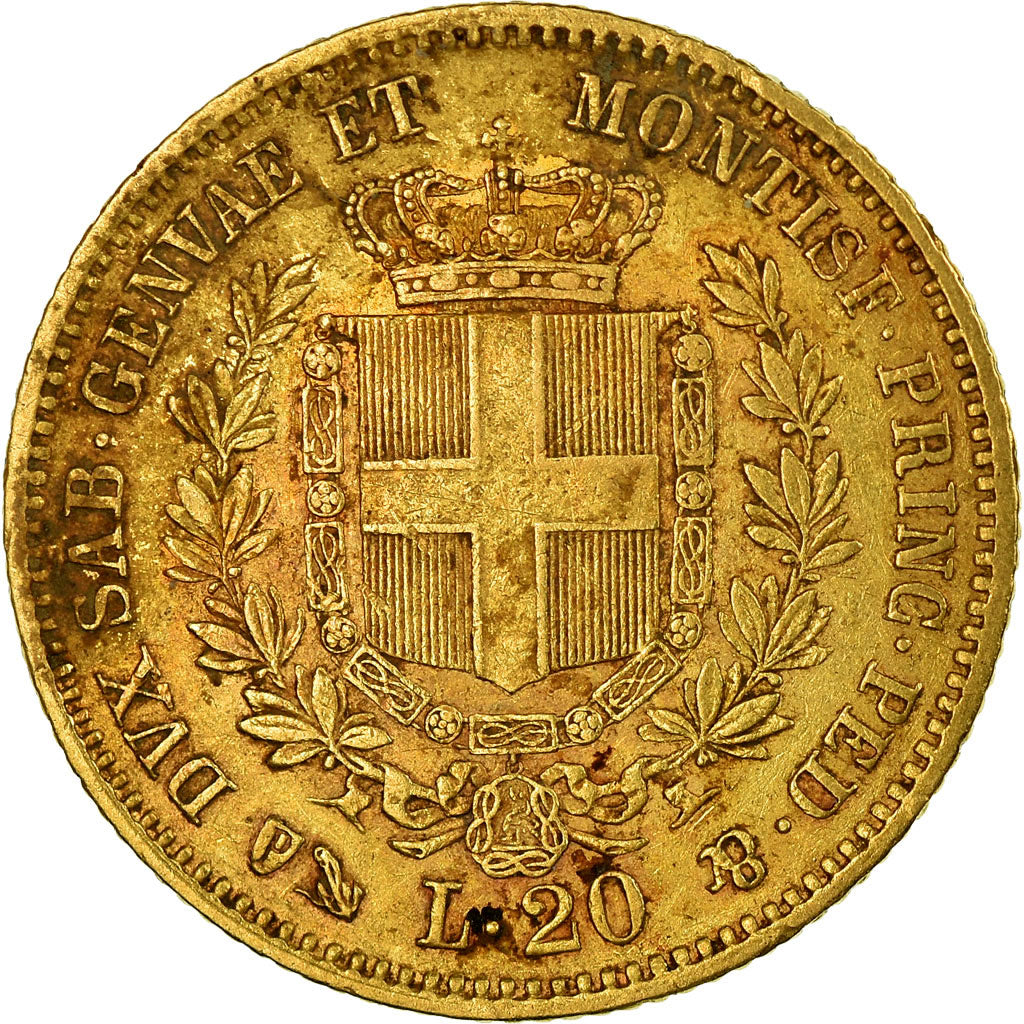 Coin, ITALIAN STATES, SARDINIA, Vittorio Emanuele II, 20 Lire, 1859, Torino