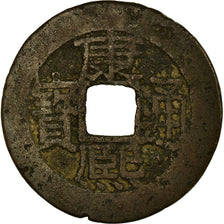 Coin, China, Ling Qing Garrison, Cash, 1662-1722, Gwangzhou, VF(20-25), Copper