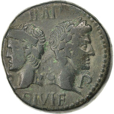 Dupondius, Nemausus, EF(40-45), Copper, Cohen #8, 12.90