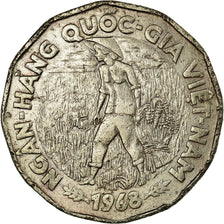 Coin, Vietnam, STATE OF SOUTH VIET NAM, 20 Dông, 1968, Vantaa, EF(40-45)